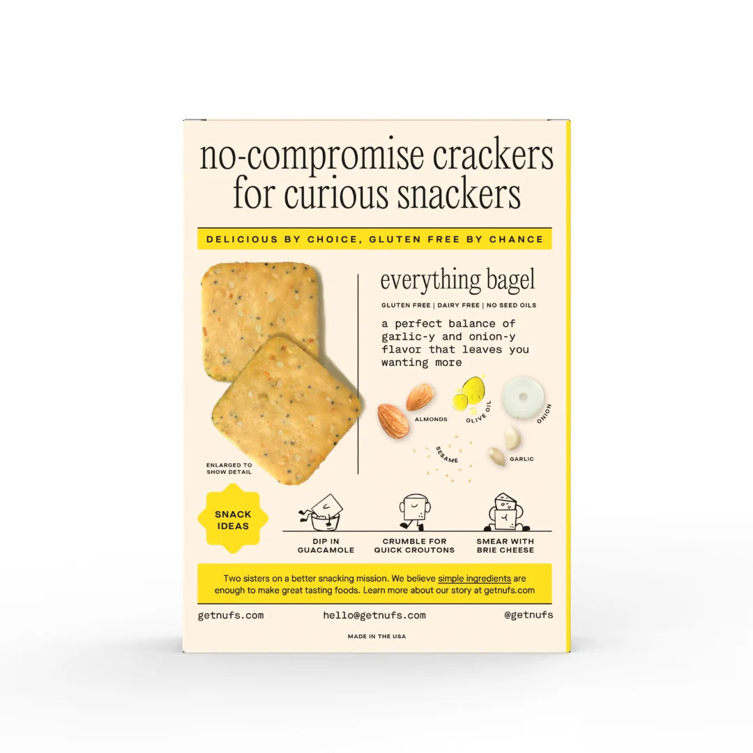 Everything Bagel Gluten-Free Crackers