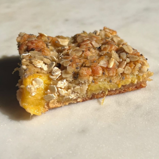 Peach Cobbler Bars